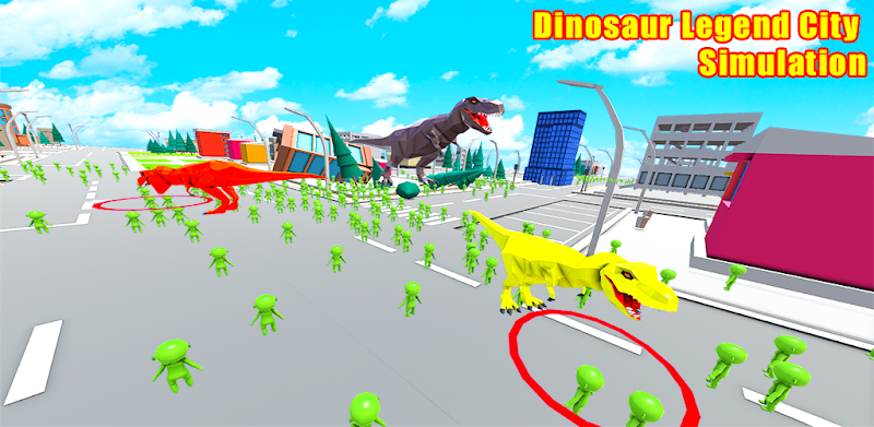 Dinosaur City Legend - Dino Rampage Simulation