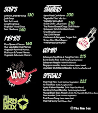 The Green Box menu 2