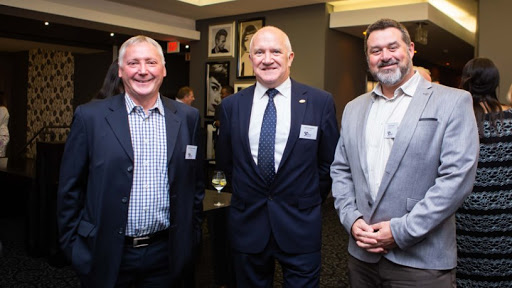 From left: Julian Eisenhammer, Catalyst; Alan Boardman, Keynote Speaker and ISACA’s CGEIT Certification Working Group: and Grant Donald, Exellenta