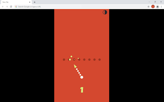 One Dot Arcade Game chrome extension