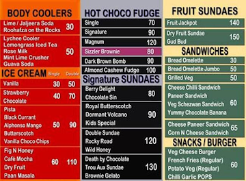 Ramanna And Son's Chrumuri Corner menu 