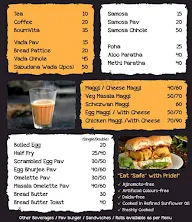 Sand-O-Wich menu 1