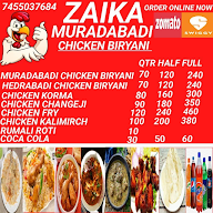 Zaika Muradabadi Chicken Biriyani menu 2