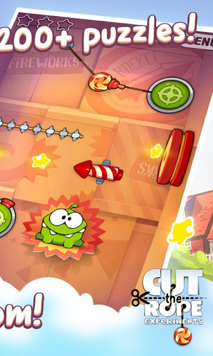 Screenshot Cut the Rope: Experiments
