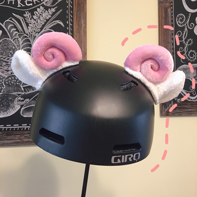 Title 27, Sheep Horns Ski Helmet Decorative Accessories B...