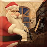 Cover Image of Download Christmas Piano and Snowflakes 1.4 APK