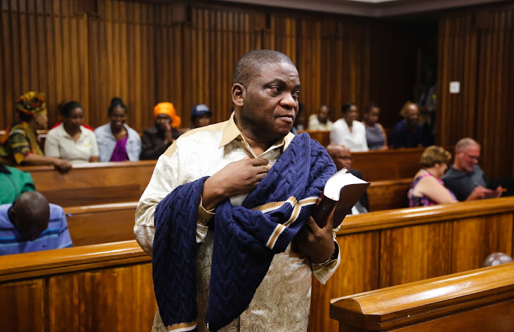 RAPE ACCUSED: Nigerian pastor Timothy Omotoso in the Port Elizabeth High Court