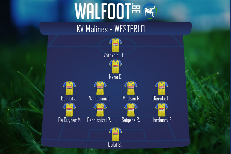 Composition Westerlo | KV Malines - Westerlo (21/08/2022)