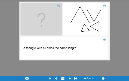 Math Vocab Cards, by The Math Learning Center