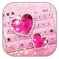 Pink Diamond Love Keyboard