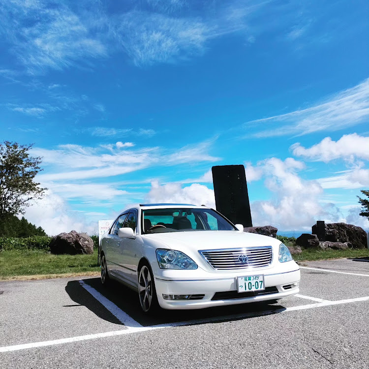 セルシオの家族旅行・夏休み・ドライブ・8月もよろしくお願いします・ファミリーカーに関するカスタム事例の投稿画像1枚目