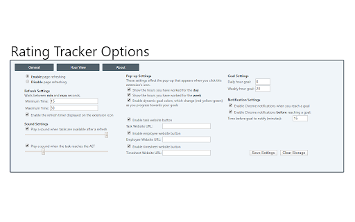 Rating Tracker