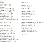 Sravani Foods menu 1