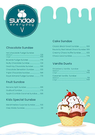 Sundae Everyday Ice Cream menu 1