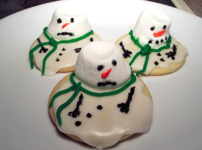 Melting Snowman Cookies