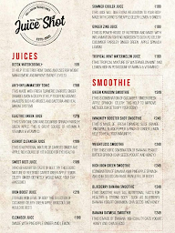 Juice Shot menu 2