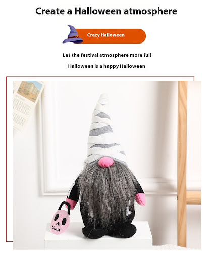 Title 9, Halloween Decoration Doll Simple Style Modern C...