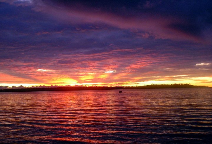 Tramonto a Salomon Island di Dave