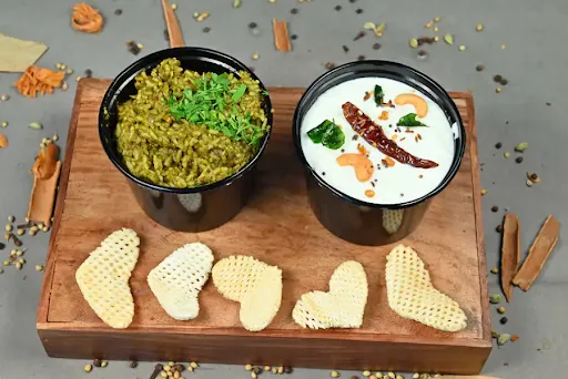 Gongura Rice[500ml] + Curd Rice[500ml]