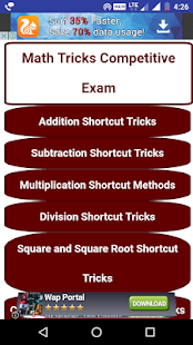 Math Tricks Competitive Exam - náhled