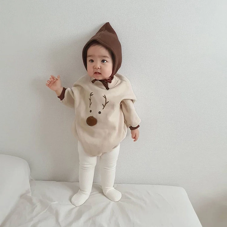 Kerst Romper Babykleding Herfst en Winter Warme en schattige babykleding Ideaal voor de feestdagen Comfortabel en stijlvol voor je baby