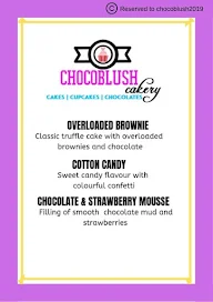 Chocoblush menu 3