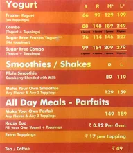 Cocoberry menu 1