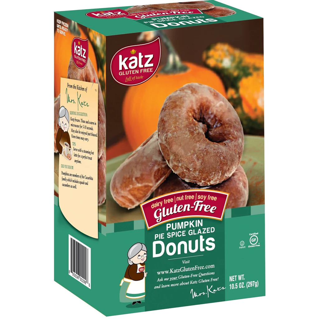 Gluten Free Pumpkin Spice Glazed Donuts