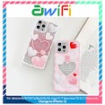 Ốp Lưng Iphone Trong Lượn Sóng Tim Happy 6/6Plus/6Splus/7/7Plus/8/8Plus/Xs/11/12/13/Pro/Max/Plus/Promax - Awifi G1 - 1