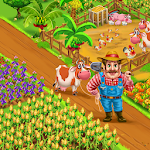 Cover Image of Download Farm Village City Market & Day Village Farm Game 1.19 APK