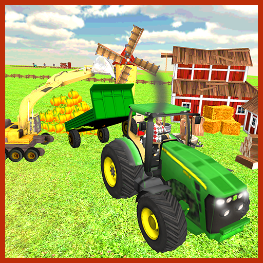 Farm Excavator Tractor Sim 模擬 App LOGO-APP開箱王