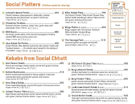 Nagavara Social menu 5