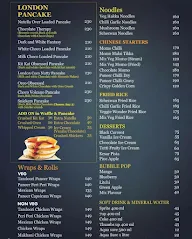 The London Shakes menu 1