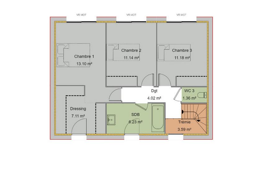  Vente Terrain + Maison - Terrain : 660m² - Maison : 130m² à Muret (31600) 