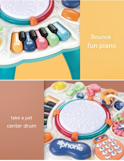 Title 2, Early Education Multifunctional Game Table Enli...
