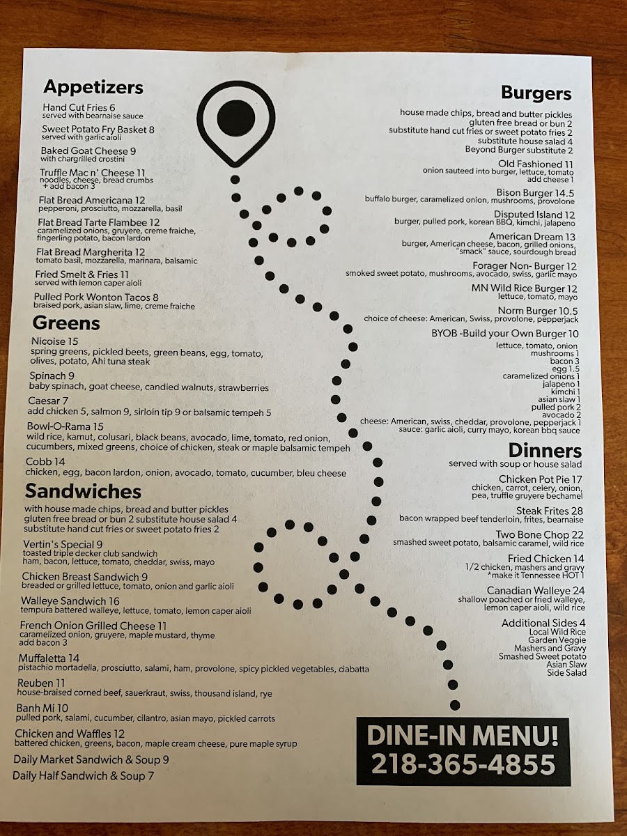 Insula Restaurant gluten-free menu