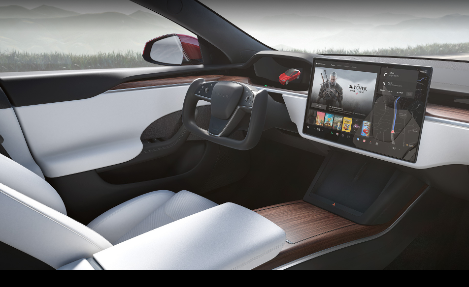 interior of 2022 tesla Model S