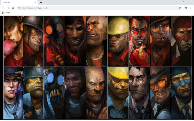 Team Fortress 2 Wallpapers and New Tab