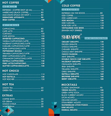 Nothing before coffee menu 