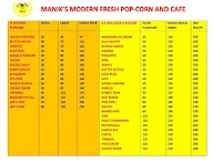 Modern Fresh Popcorn menu 1