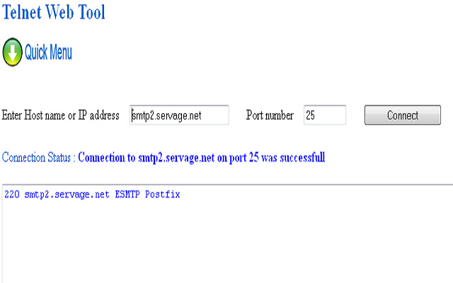 Telnet Tool chrome extension