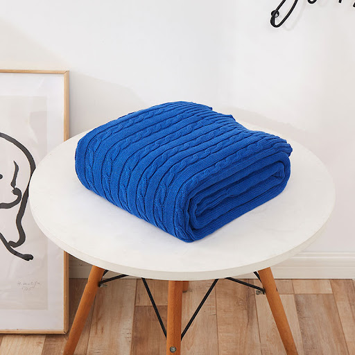 Title 6, Cotton Knitted Hemp Yarn Blanket Photo Props Sp...