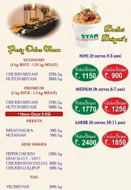 Ambur Star Biryani menu 3