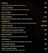 Fusion Of Spices menu 1