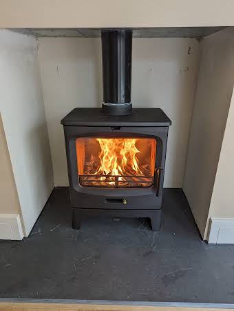 Log burner install album cover