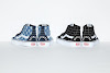 supreme × vans sk8-hi "hole punch denim" black