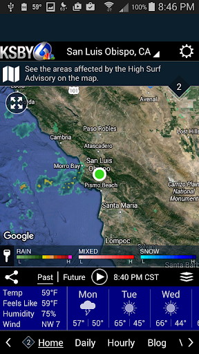 KSBY Microclimate Weather