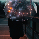 Girl under an umbrella - Chrome Web Store