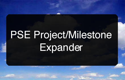 PSE Project/Milestone Expander Plugin small promo image