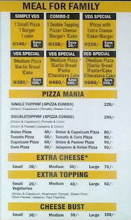 Pizza Bar menu 2